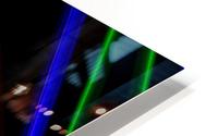 Laser lights  HD Metal print