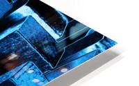 Blue cubes HD Metal print