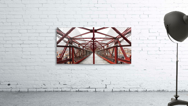  The Bridge - Geometric Pattern  Wall Preview