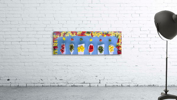 Colourful Pasta Wall Preview