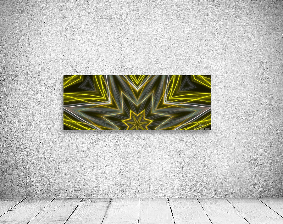 Yellow Neon Lights  Wall Preview