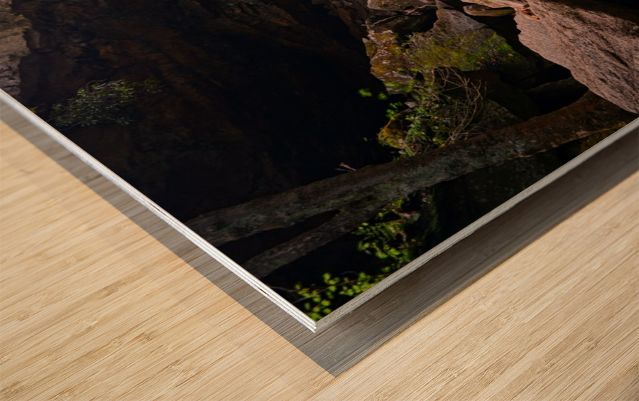Cucumber Falls Wood print