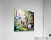 Unicorn Illustration Acrylic Print