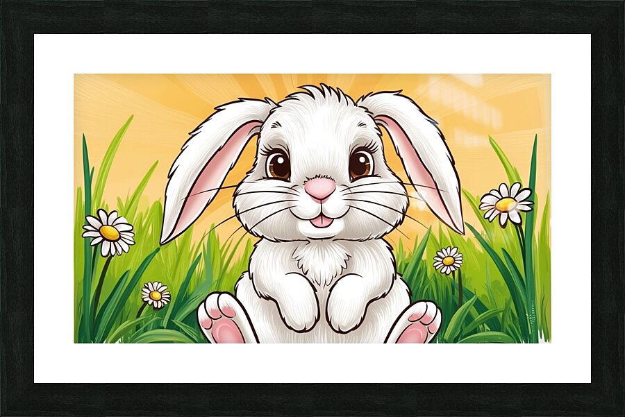 Celestial Dream Rabbit Picture Frame print