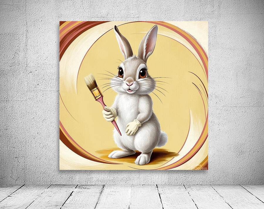 Twilight Wanderer Rabbit Wall Preview