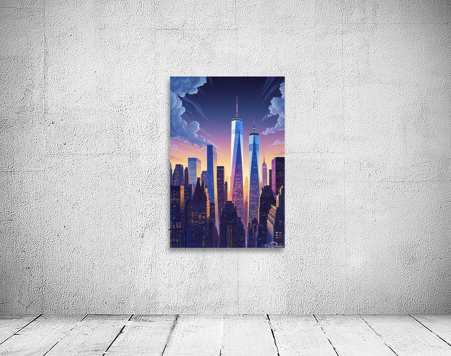 Manhattan Illlustration Wall Preview