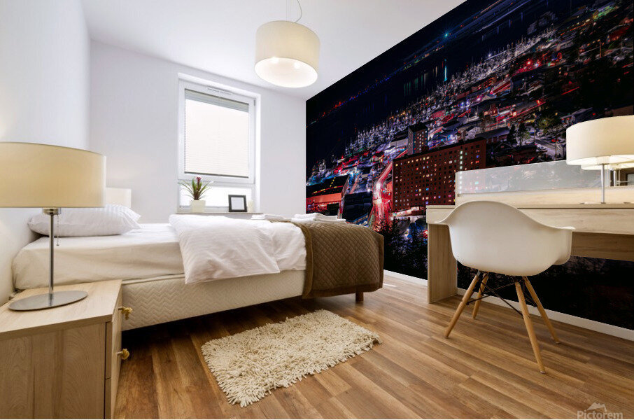 Ketchikan Nights Mural print