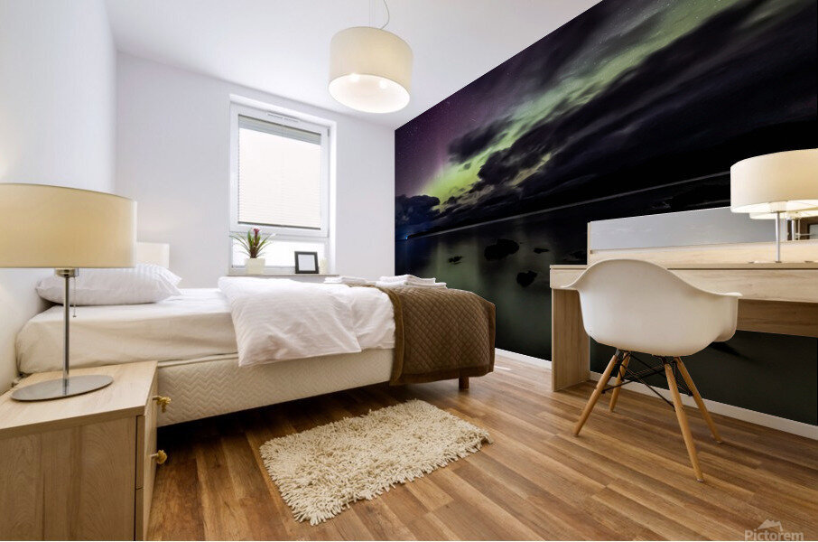 Aurora Reflections Mural print
