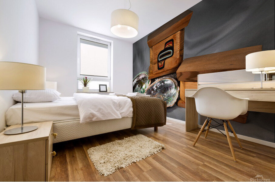 Bentwood Boxes Mural print