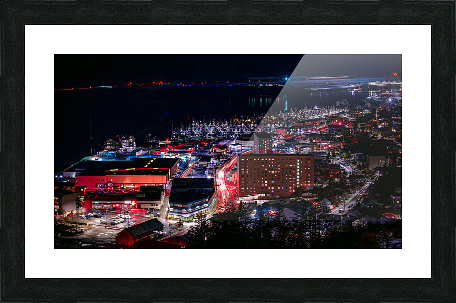 Ketchikan Nights Picture Frame print
