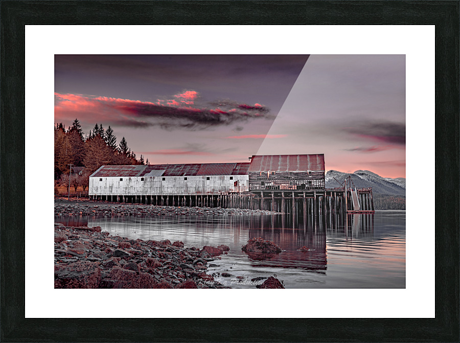 Old Cannery Picture Frame print