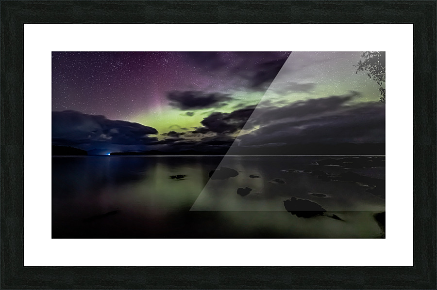 Aurora Reflections Picture Frame print