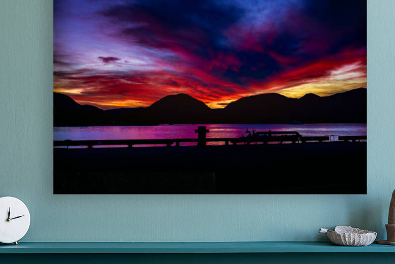Alaskan Sunset by Kenneth White