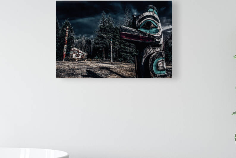 Saxman Totem Park by Kenneth White