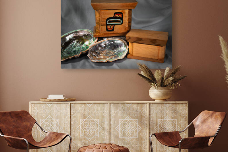 Bentwood Boxes by Kenneth White