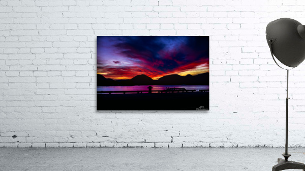 Alaskan Sunset Wall Preview