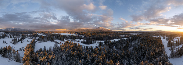 Winter sunrise in the Cowichan Valley Digital Download