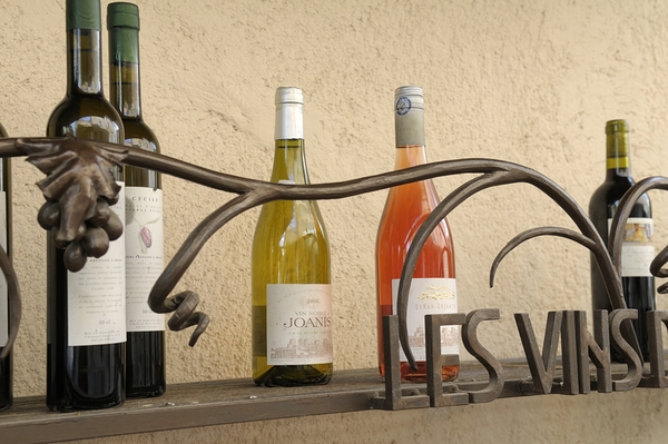 Les Vins Du Luberon store sign with bottled wine Digital Download