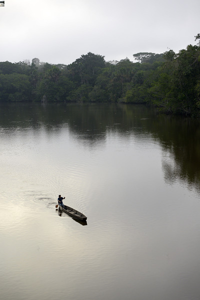 Canoeing on Lake Garzacocha Orellana Ecuador Digital Download