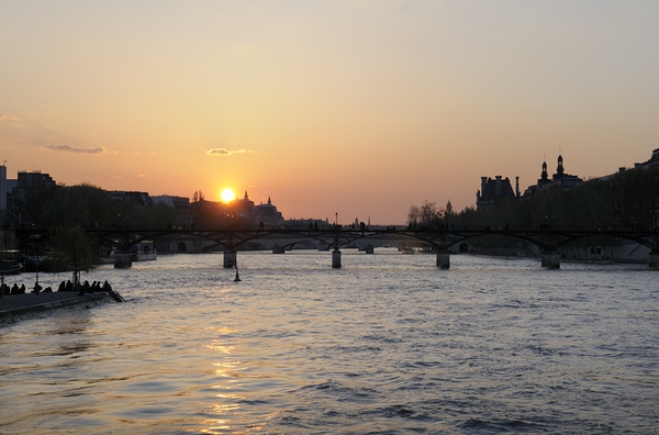 Seine River Sunset -  Paris Digital Download