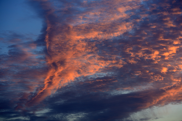 Cloud formation at sunset - Tent Island Digital Download