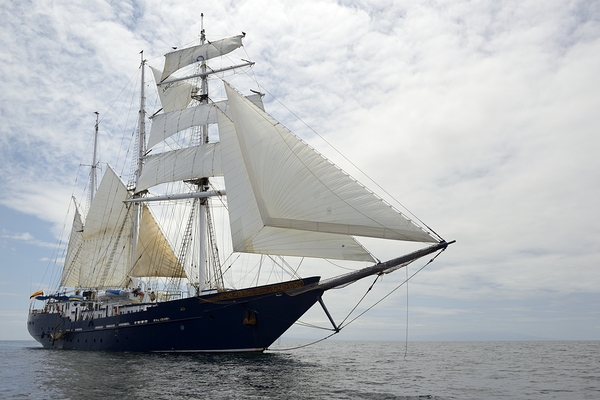 SS Mary Anne under sail Isabela Island Galapagos Islands Ecuador Digital Download
