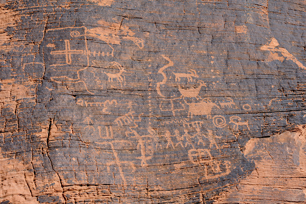Petroglyphs in Valley of Fire State Park Nevada USA Digital Download