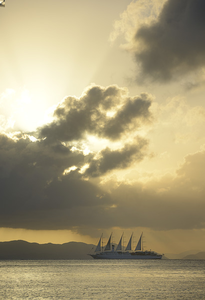 The large luxury sailboat Club Med 2 Digital Download