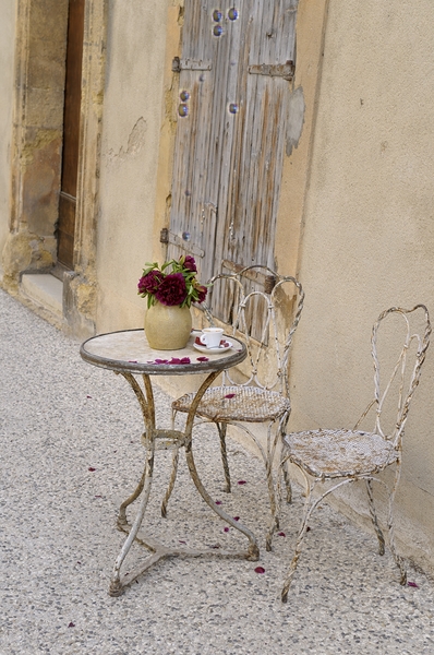 Outdoor table with flowers Digital Download