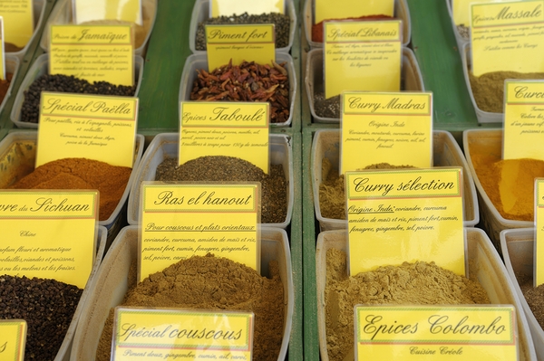 Bulk ingredients at the Lourmarin market Digital Download