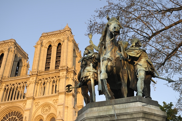 Statue de Charlemagne Paris France Digital Download