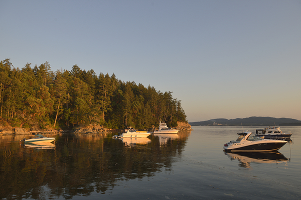Sunset over Vancouver Island - Tent Island Digital Download