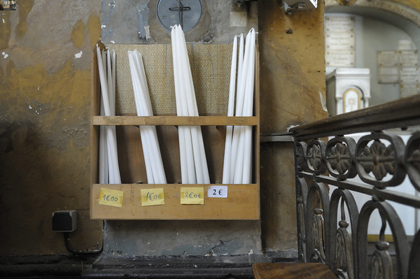Prayer candles for sale Église Saint Pierre ancienne chapelle du collège des Jésuites Nevers Nièvre Burgundy France Digital Download