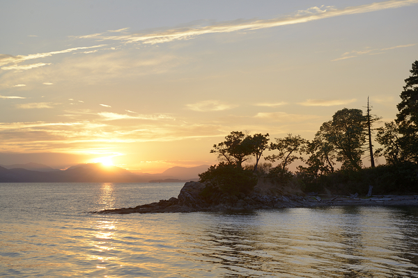 Sunset over Vancouver Island Digital Download