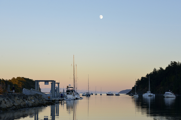 Sucia Island Moonrise - San Juan Islands Digital Download