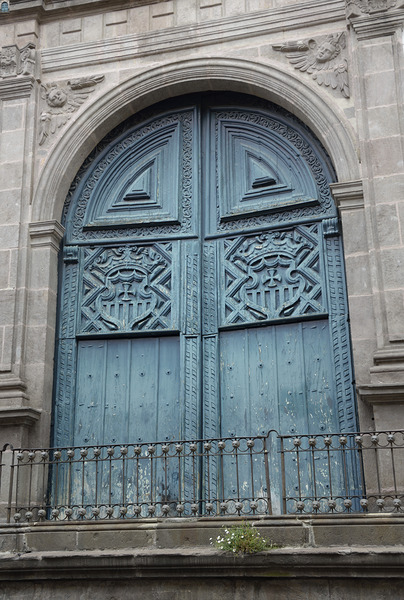 Entrance door to the Basilica La Merced. Quito. Ecuador Digital Download