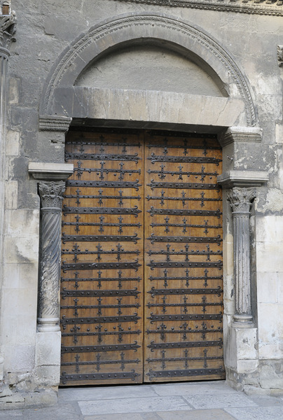 Wooden door. Cathedrale Saint-Sauveur. Aix-en-Provence. France Digital Download
