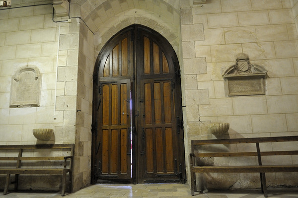 Shaft of light coming through the entrance door. Eglise de Saint Maurice. Chatillon-sur-Loire Centre. France Digital Download