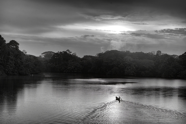 Canoeing on Lake Garzacocha - Ecuador Digital Download