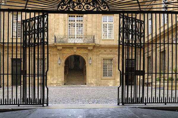 Entrance gate at the Hotel de Ville. Aix-en-Provence. France Digital Download