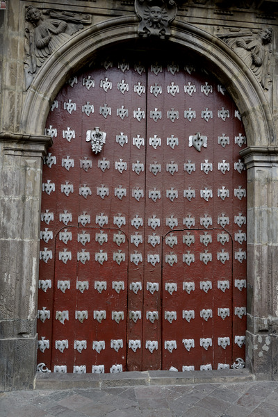 Entry door at Iglesia de San Agustin. Quito Ecuador Digital Download