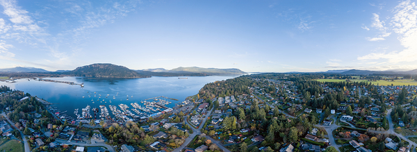 Cowichan Bay Panorama - Vancouver Island Digital Download