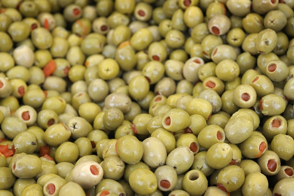 Green olives with pimentos been sold in bulk Lourmarin Digital Download