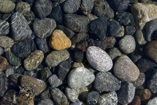 Polished rocks under the water. Sucia Island Digital Download