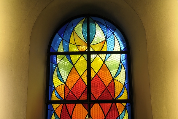 Contemporary stained glass window Eglise Saint Pothin Digital Download