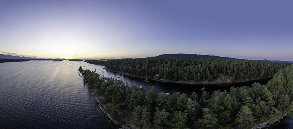 Wallace Island Panorama Digital Download