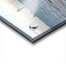 Dock and lobster pots Acrylic print