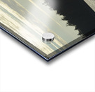 Backlit small boat coming into Tofino Acrylic print