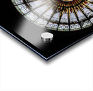 Round geometric stained glass window Eglise Saint Pothin Acrylic print