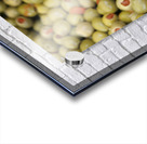 Green olives with pimentos been sold in bulk Lourmarin Acrylic print